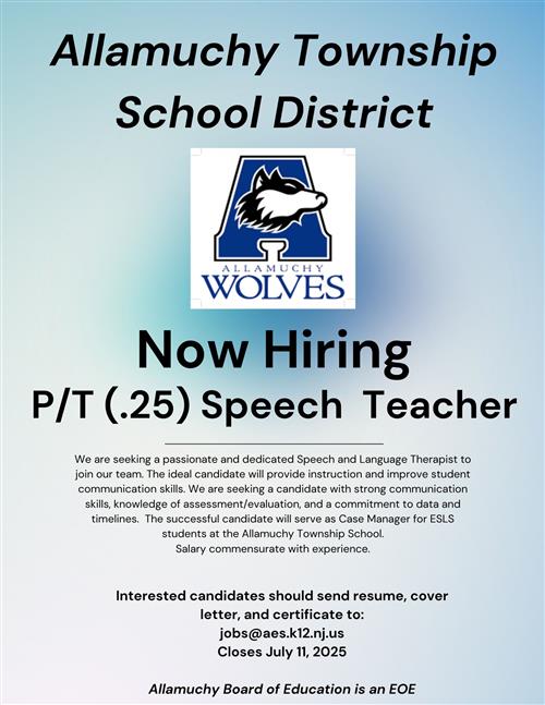 P/T Speech Teacher